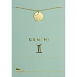 Lucky Feather Zodiac Necklace Gemini (May 21-Jun 20)