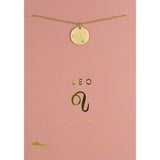 Lucky Feather Zodiac Necklace Leo (July 23-Aug 22)