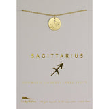 Lucky Feather Zodiac Necklace Sagittarius (Nov 22-Dec 21)