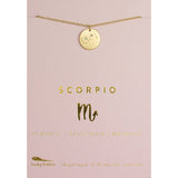 Lucky Feather Zodiac Necklace Scorpio (Oct 23-Nov 21)