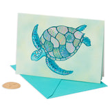 Mosaic Turtle Blank Card