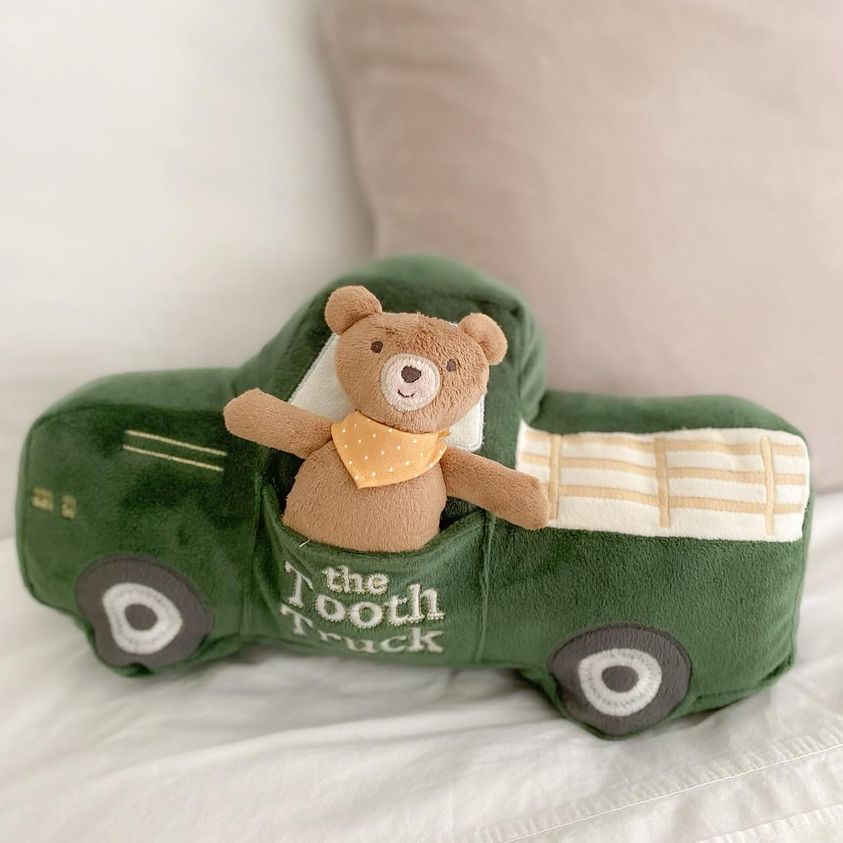 Truck Tooth Fairy Pillow Set