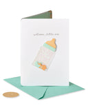 Baby Bottle New Baby Card