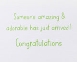 Critter Pull Along New Baby Card