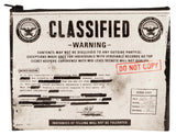 Blue Q Classified Zipper Pouch