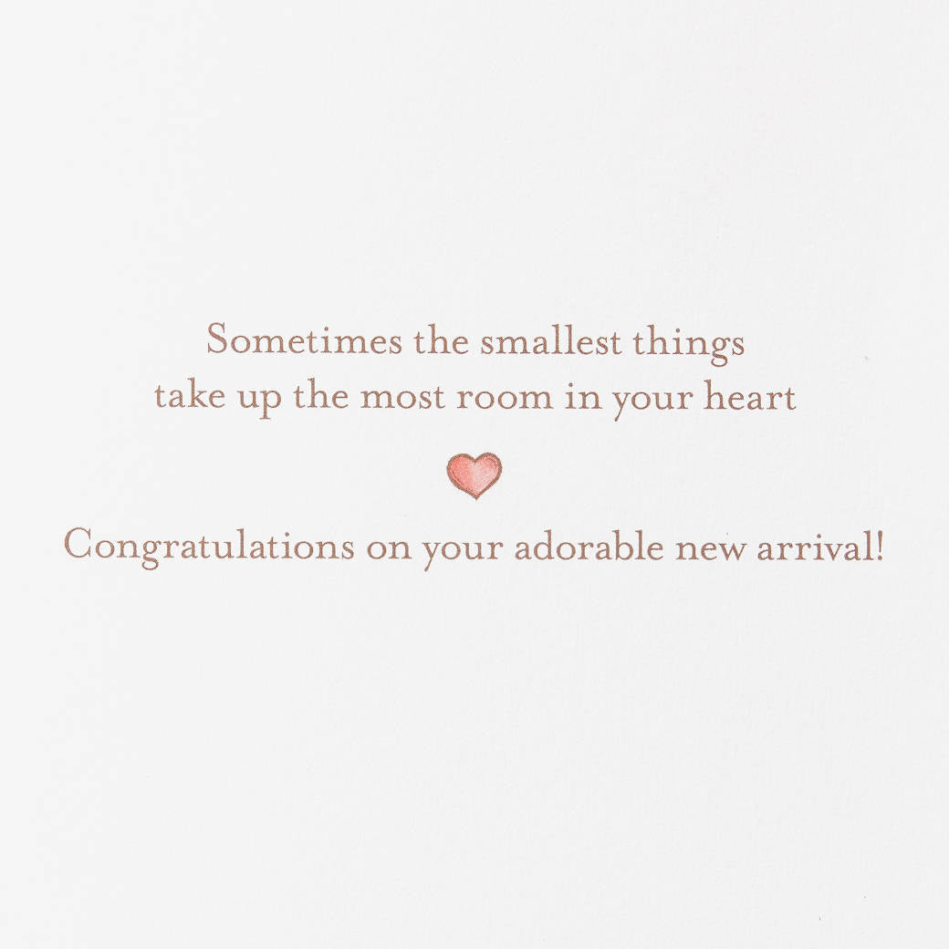 Smallest Things New Baby Card