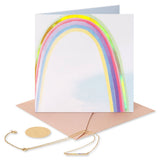 Rainbow Necklace Blank Card