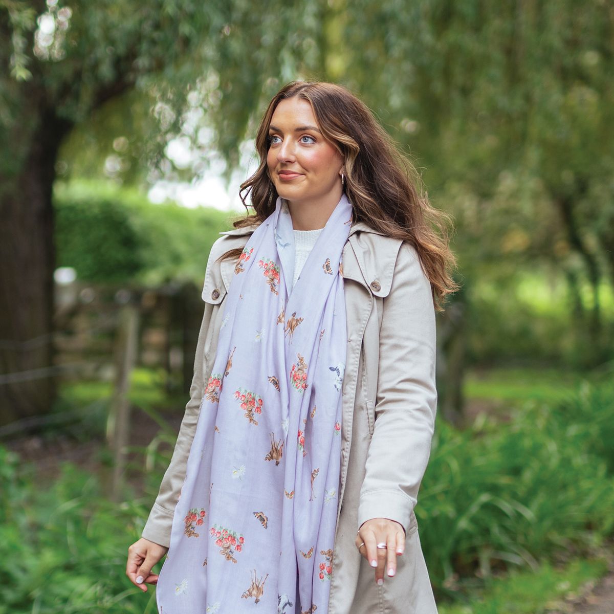 Wrendale 'Flutterly Fabulous' Cow Scarf