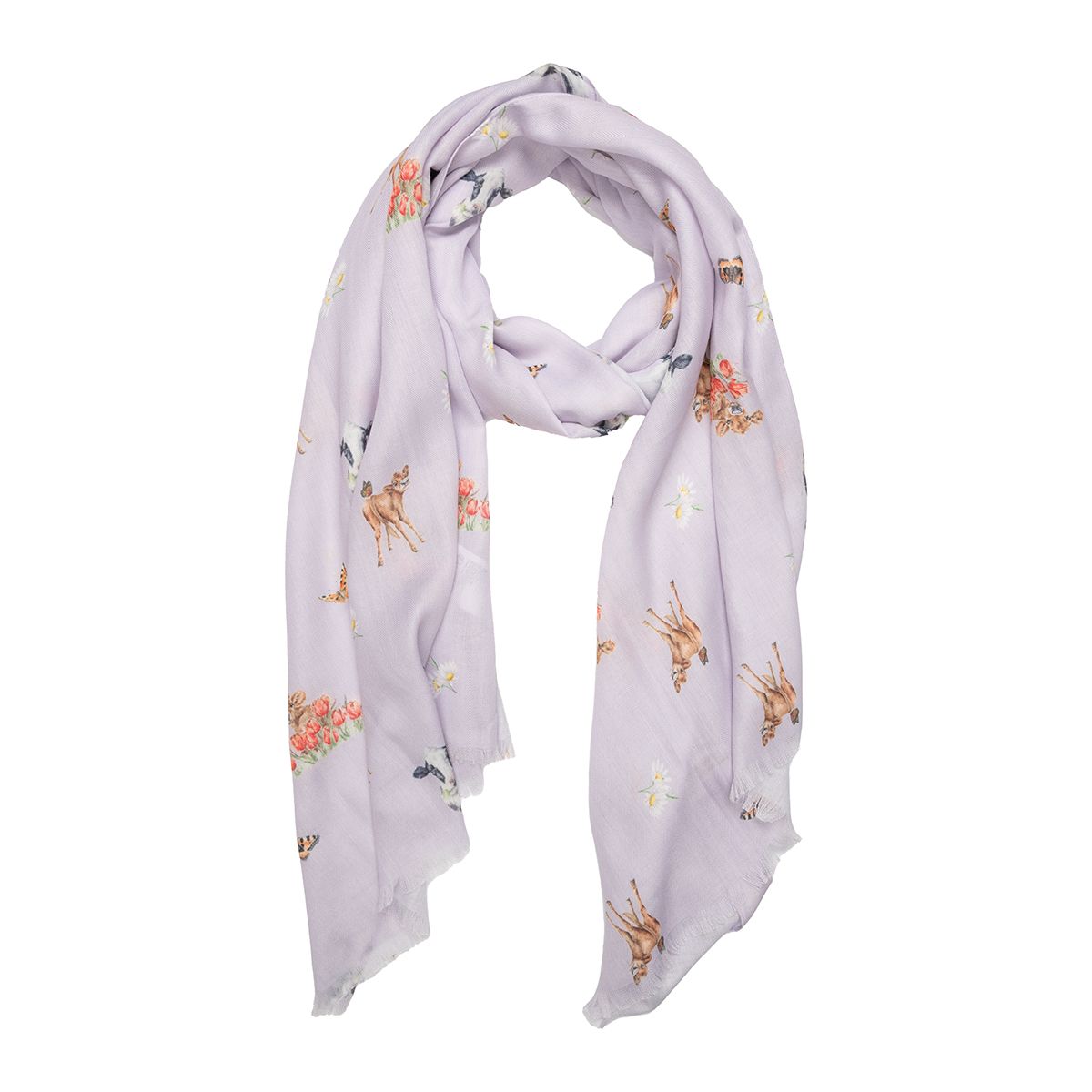 Wrendale 'Flutterly Fabulous' Cow Scarf
