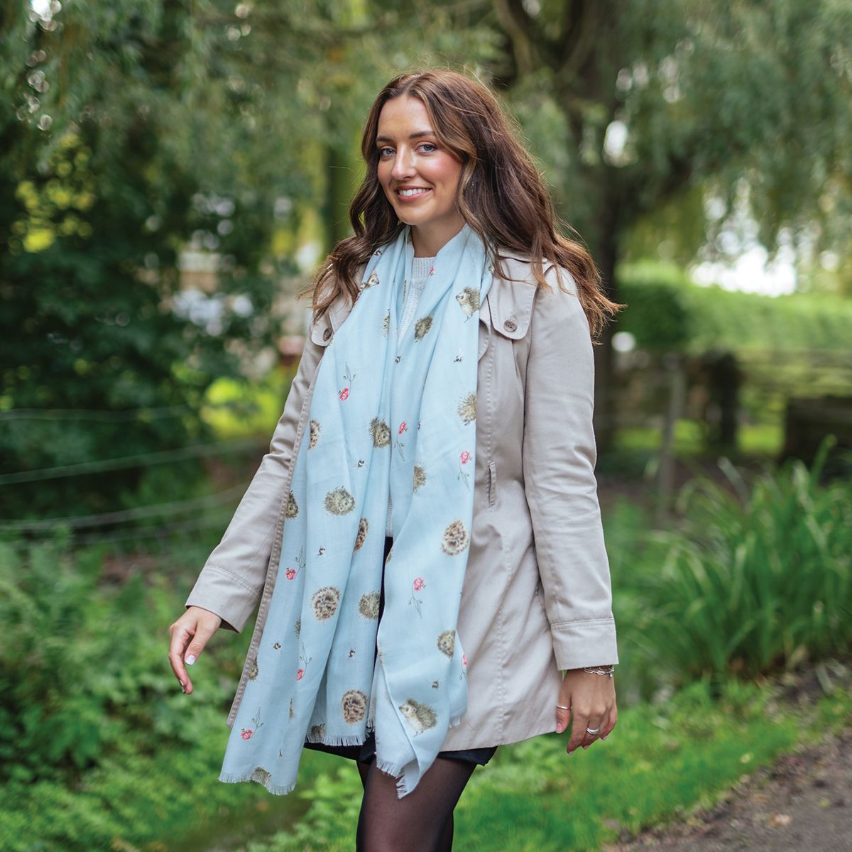 Wrendale 'Awakening' Hedgehog Scarf