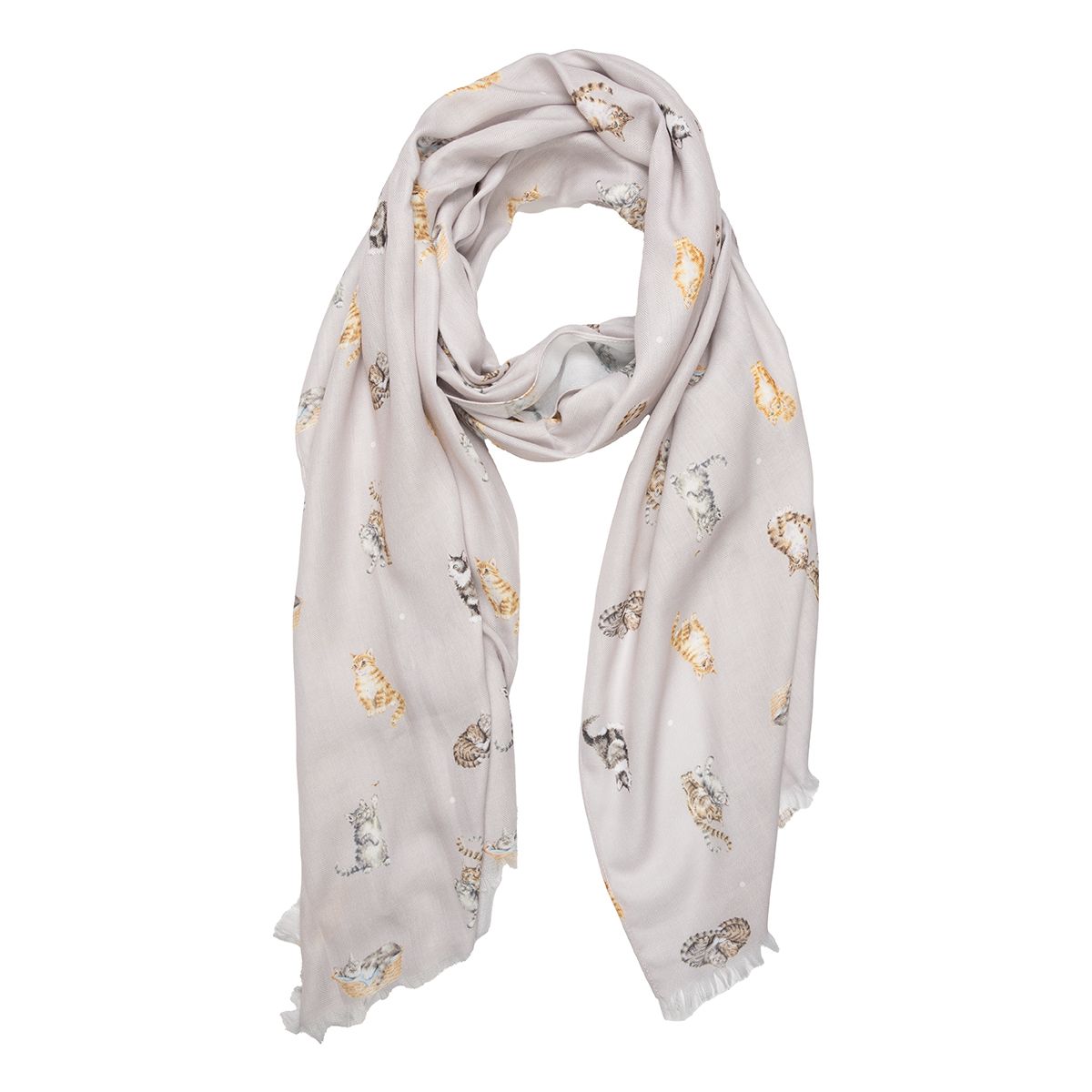 Wrendale 'Feline Friends' Cat Scarf