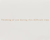 Branch With Blooms Sympathy Card