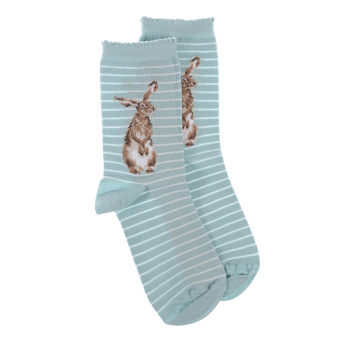 Wrendale 'Hare and the Bee' Hare Socks