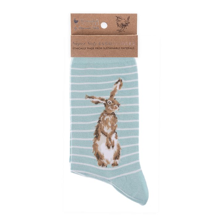 Wrendale 'Hare and the Bee' Hare Socks