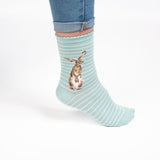 Wrendale 'Hare and the Bee' Hare Socks