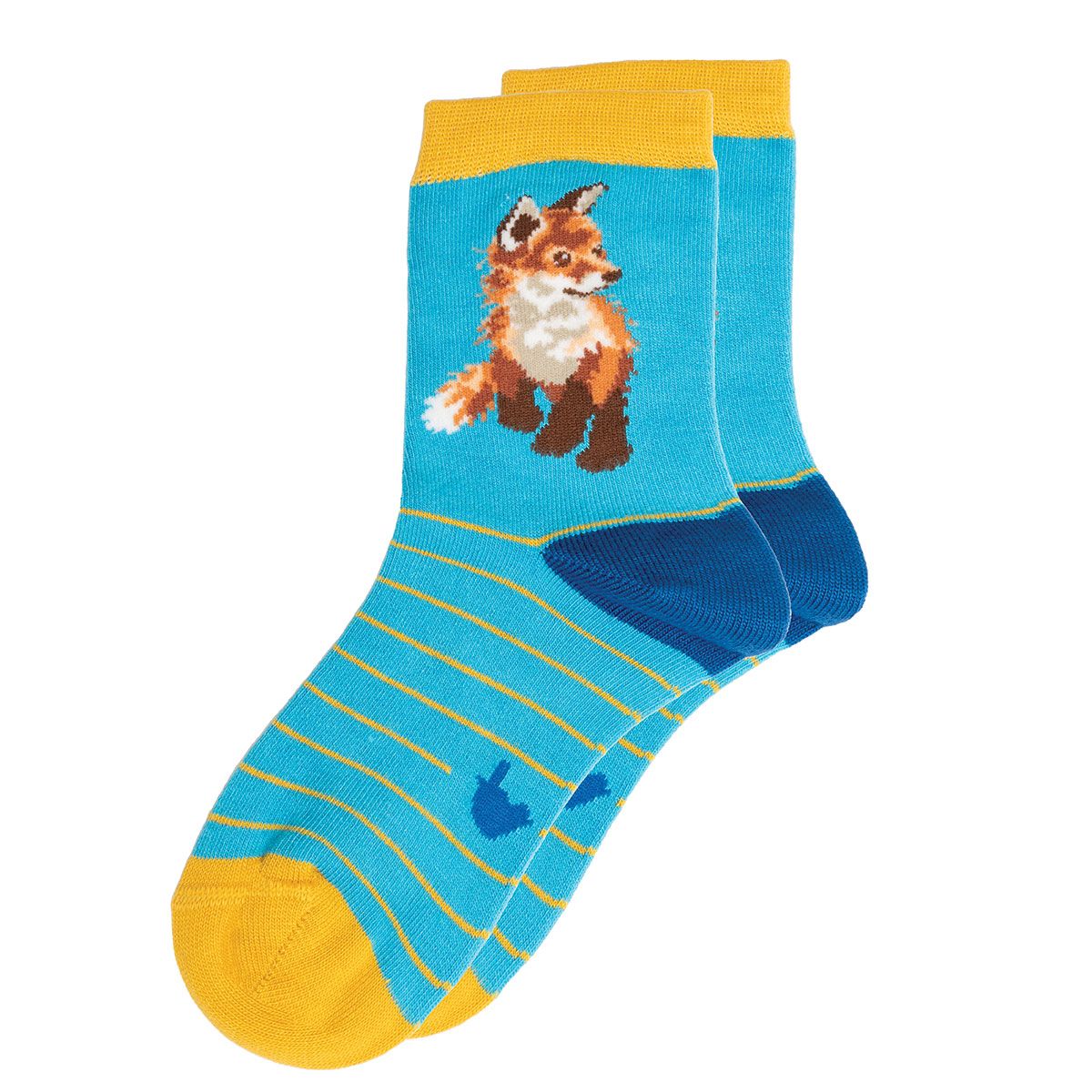 Wrendale 'Born to be Wild' Fox Children's Socks