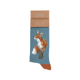 Wrendale 'Bright Eyed & Bushy Tailed' Fox Men's Socks