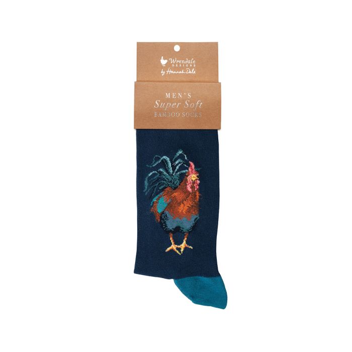 Wrendale 'Colors of the Rainbow' Cockerel Men's Socks