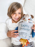 Spaceship Tooth Commander Tooth Fairy Pillow Set
