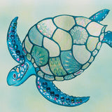 Mosaic Turtle Blank Card