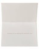 Branch With Blooms Sympathy Card