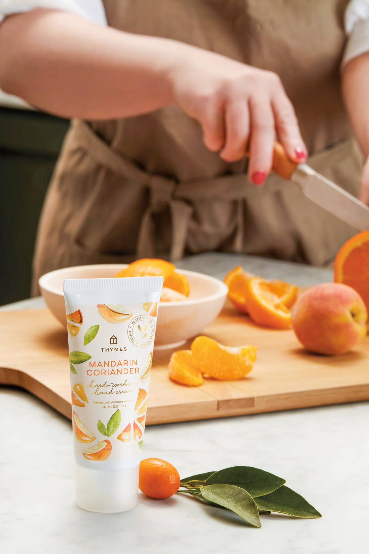 Thymes Mandarin Coriander Hard-Working Hand Cream