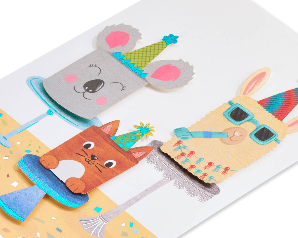 Cute Cakes Birthday Card