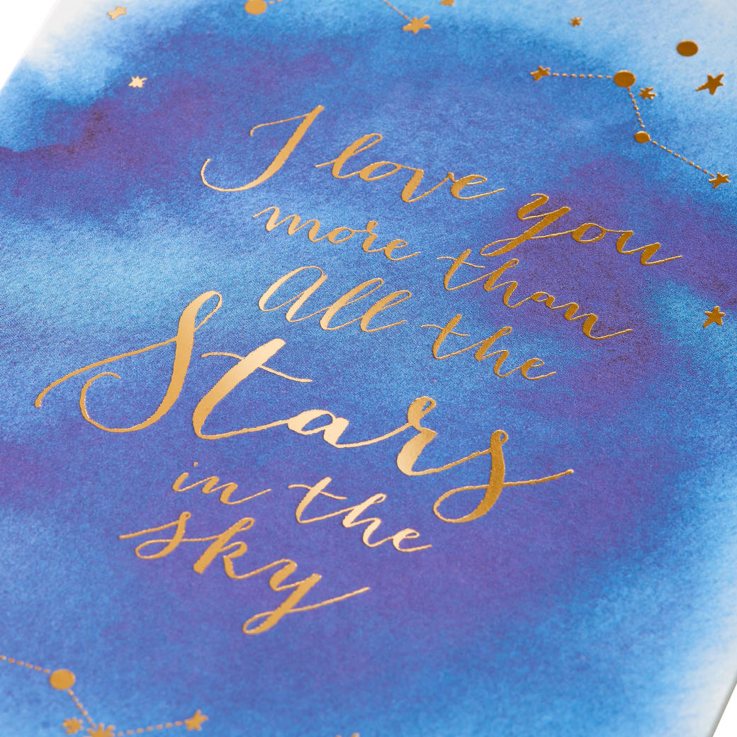 All The Stars Anniversary Card