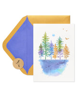 Watercolor Landscape Blank Card