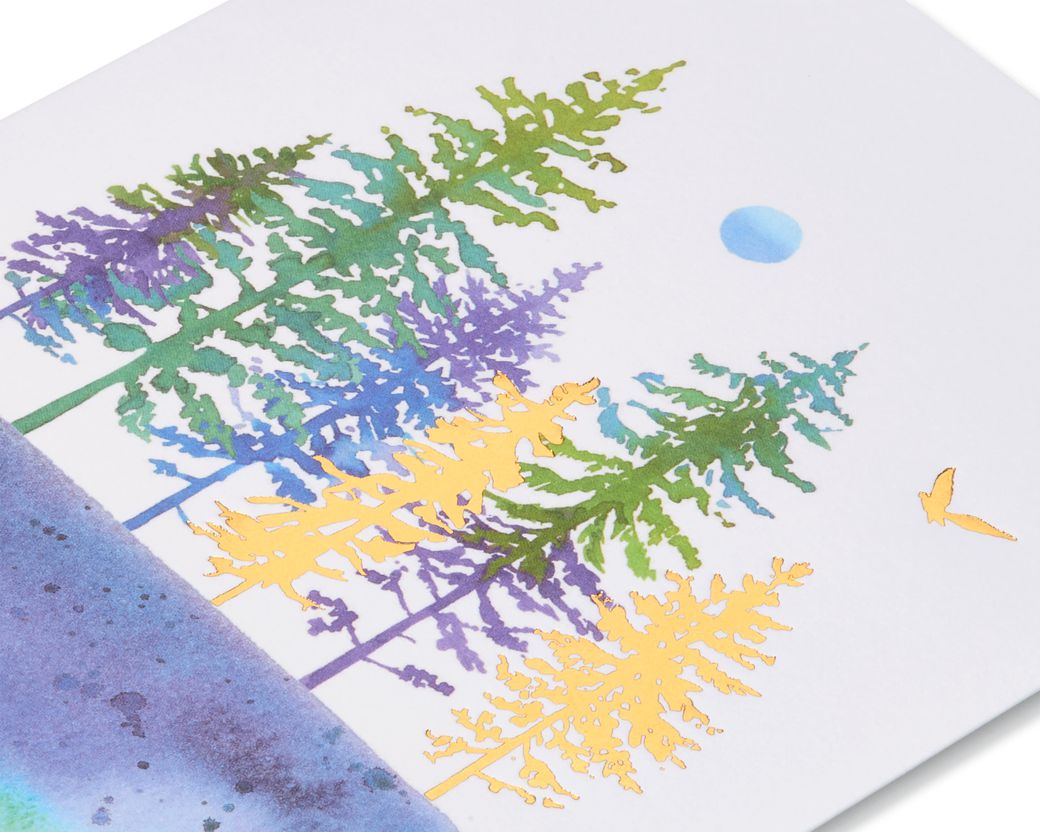 Watercolor Landscape Blank Card