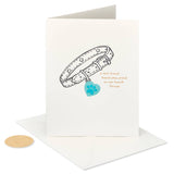 Paw Prints On Our Hearts Pet Sympathy Card