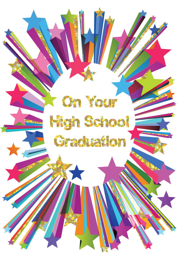 High School Hooray Graduation Card