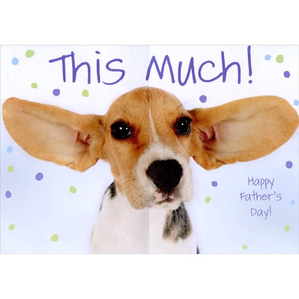 I Love You This Much Father's Day Card
