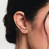 Mini Star Pavé Stud Earrings