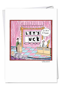 Spell It Out Valentine's Day Card
