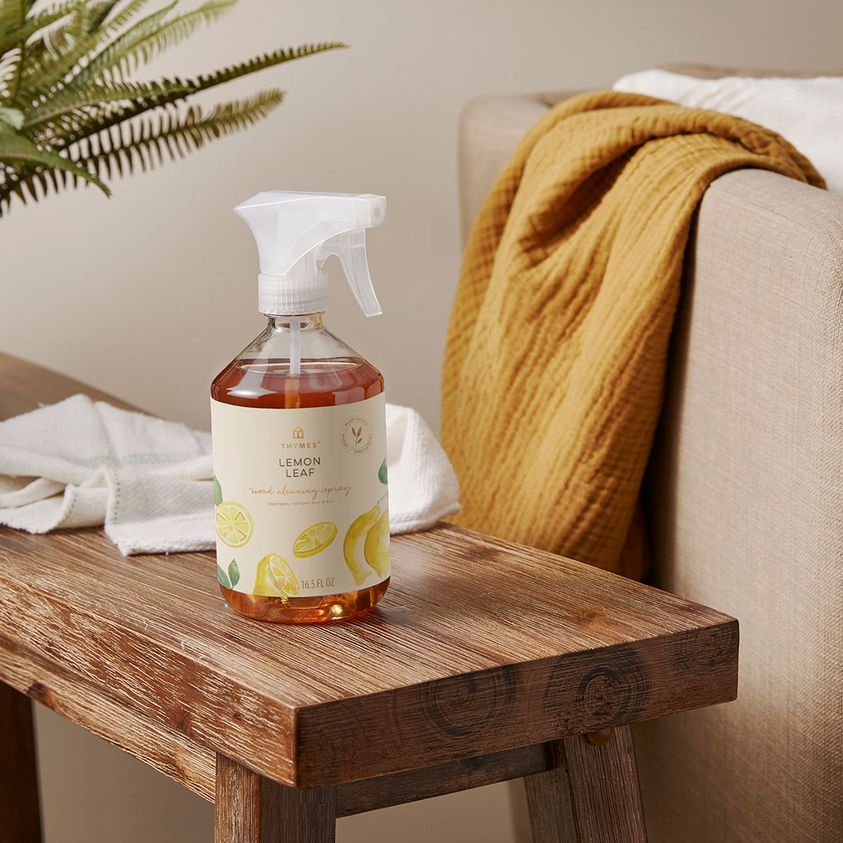 Thymes Lemon Leaf Wood Cleaning Spray