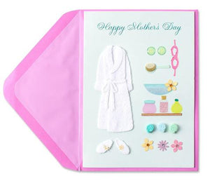 Spa Day Happy Mother's Day Card