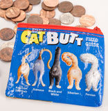 Blue Q Cat Butt Coin Purse