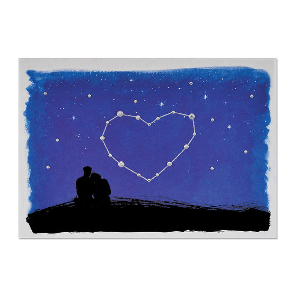 Heart Constellation Anniversary Card