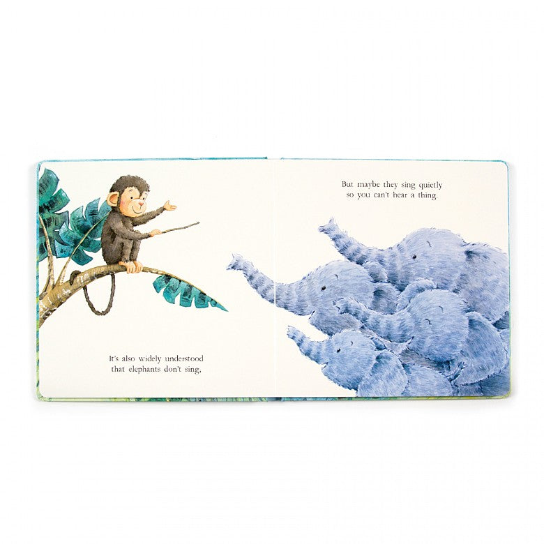 Jellycat  Elephants Can't Fly Book