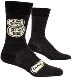 I Am Going To Get Shit Done Later Men's Crew Socks