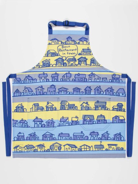 Blue Q Best Restaurant In Town Apron