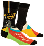 Blue Q Classic Rock Men's Crew Socks