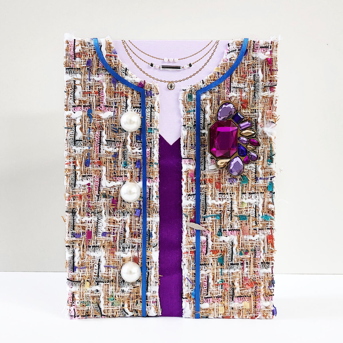 Wearable Brooch Mother's Day Card