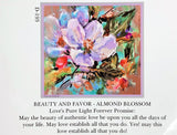 Almond Blossom Luxury Silk-Blend Scarf D193