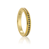 Eclipse Yellow Gold Meditation Ring