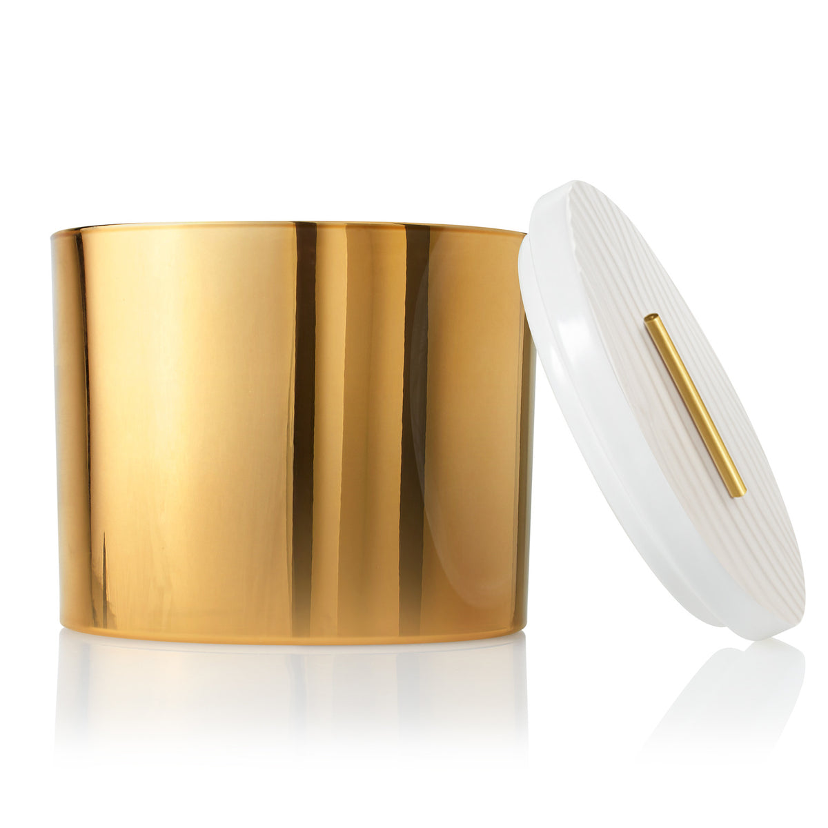 Thymes Frasier Fir Gilded Gold 3-Wick Candle