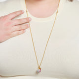 Prism Sparkle Ball Long Necklace Pendant [Limited Edition]