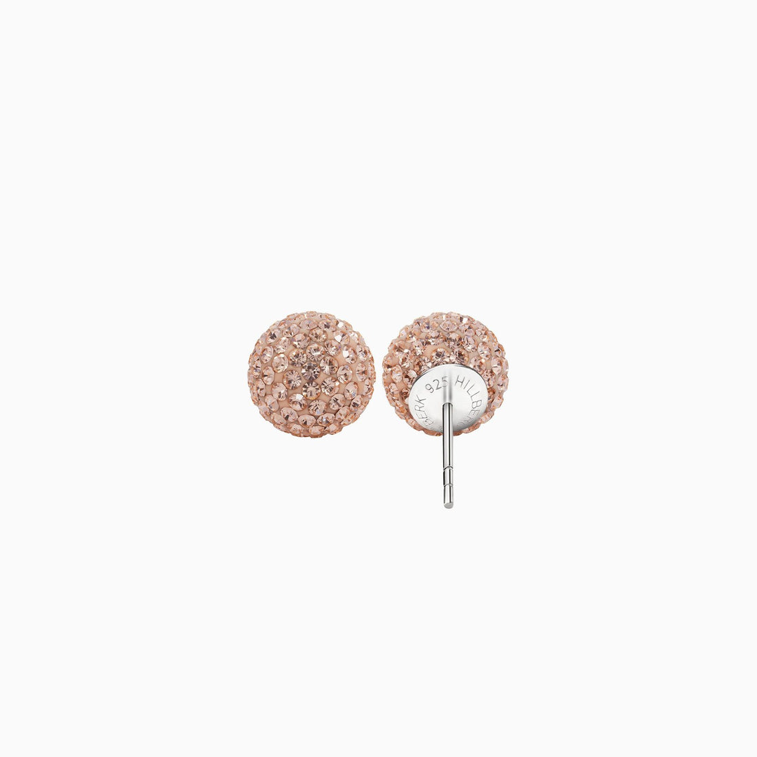 Rose Gold Sparkle Ball Stud Earrings