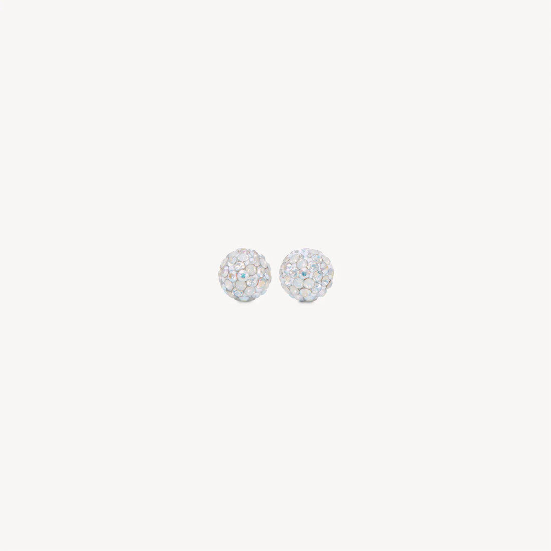 Snowflake Sparkle Ball Stud Earrings [Limited Edition]